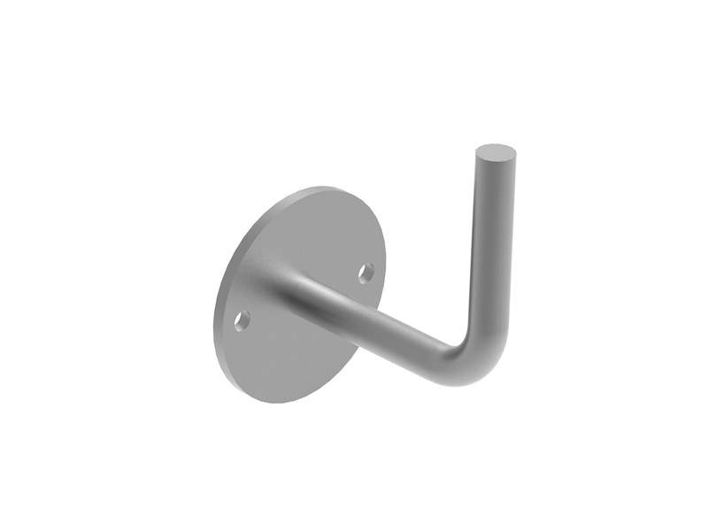 Handrail bracket Ronde | dimensions: 66x4 mm | bracket: Ø 12 mm | for welding on | V2A