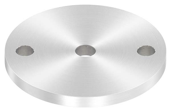 Anchor plate | Ø 100 x 8 mm | with centering hole: Ø 12.5 mm | V2A
