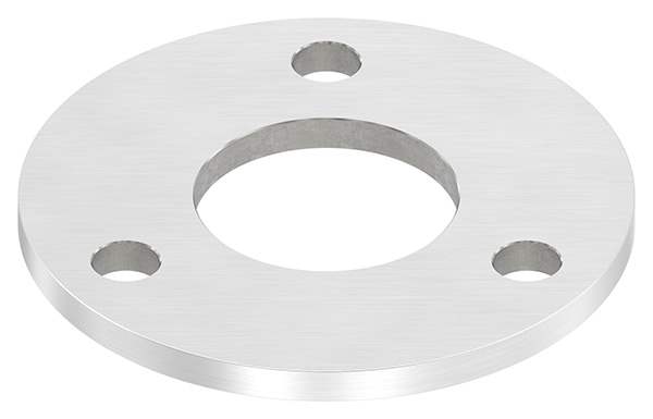 Anchor plate | Ø 100 x 6 mm | with centering hole: Ø 42.8 mm | V4A