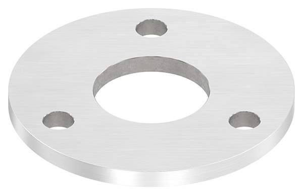 Anchor plate | Dimensions: 120x8 mm | Longitudinal ground and center hole | V2A