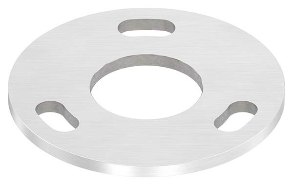 Anchor plate | Dimensions: Ø 120x6 mm | Center hole: Ø 49 mm | V2A