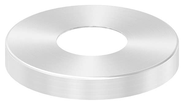Cover rosette 105x15 mm V2A for round tube Ø 42.4 mm