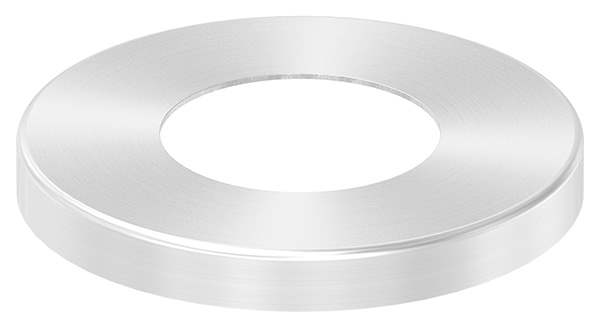 Cover rosette | dimensions: Ø 87x10 mm | for round tube: Ø 42.4 mm | V2A