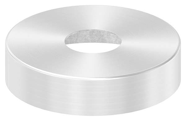 Cover rosette | dimensions: Ø 105x25 mm | for round tube: Ø 33.7 mm | V4A