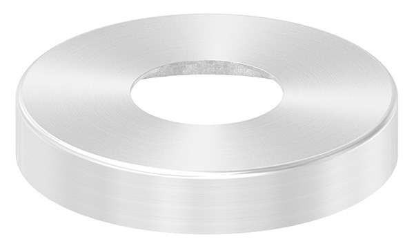 Cover rosette | dimensions: Ø 85x15 mm | for round tube: Ø 33.7 mm | V2A