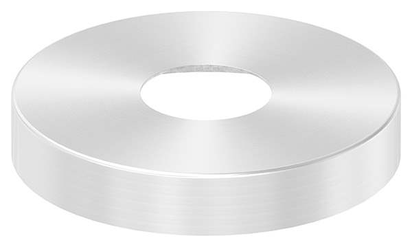 Cover rosette | dimensions: Ø 145x25 mm | for round tube: Ø 48.3 mm | V2A