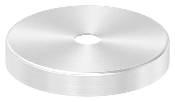 Cover rosette | dimensions: Ø 76x12 mm | for round tube: Ø 12 mm | V4A