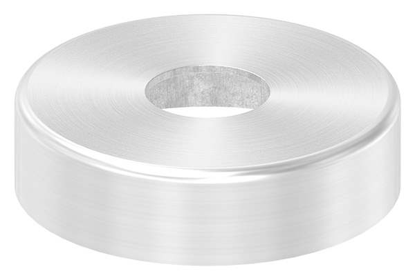 Cover rosette | dimensions: Ø 45x12 mm | for round tube: Ø 14 mm | V2A