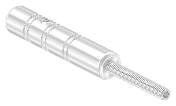 Threaded terminal for self-assembly | For rope: Ø 6 mm | With external thread | V2A