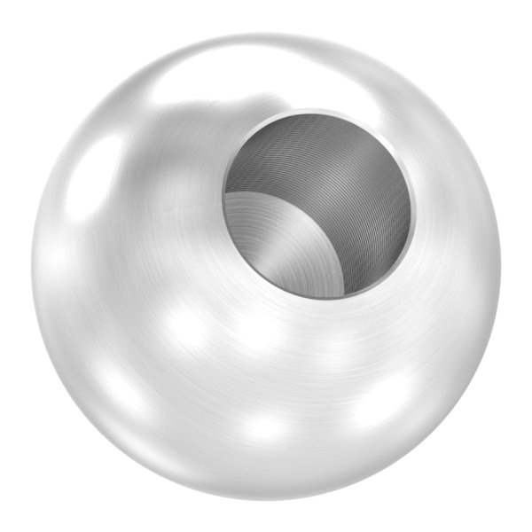 Ball | Ø 25 mm | with blind hole: 10.2 mm | V2A solid material