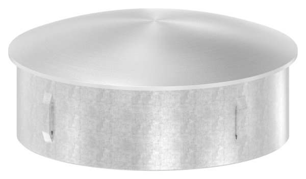 Plug slightly domed for Ø 101.6x2.0-2.6 mm cast V4A