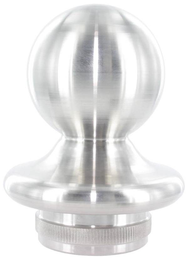 Ball tube knob V2A for Ø 33.7x2.5 mm