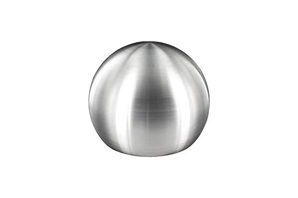 Pipe end ball V2A solid material for Ø 33.7 mm