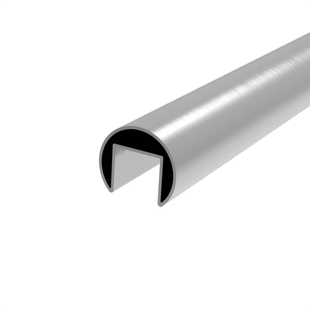 Grooved tube Ø 42,4x1,5 mm with groove 24x24 mm á 5 m V2A