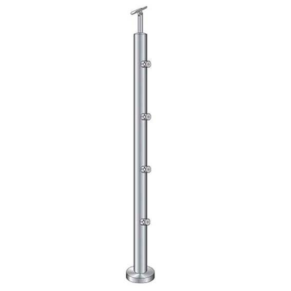 railing post | stair post | length: 900 mm | for surface mounting | V2A