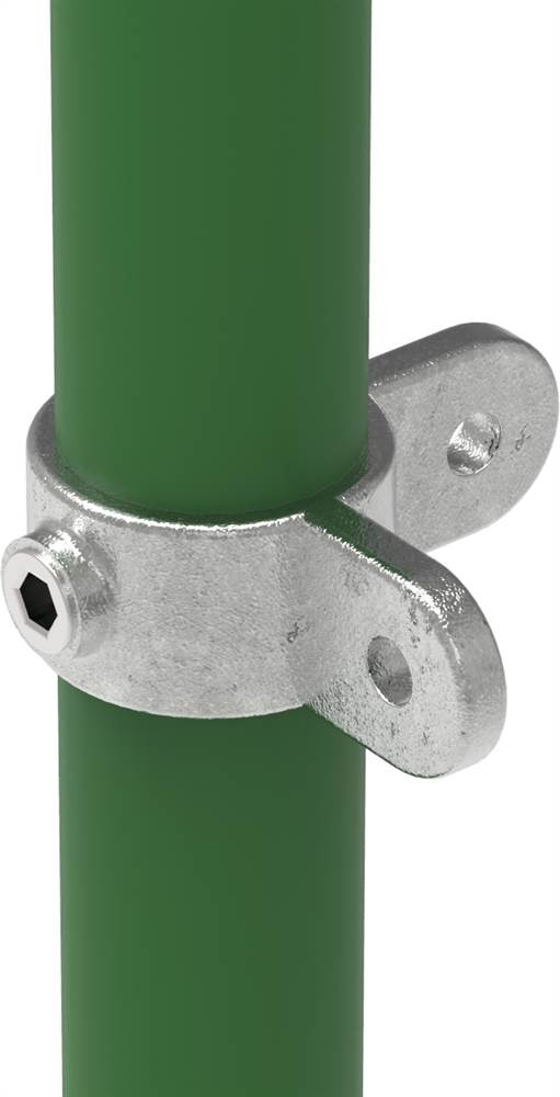 Pipe connector | Double 90° joint piece | 168MD48 | 48.3 mm | 1 1/2 | Malleable cast iron and electrogalvanized