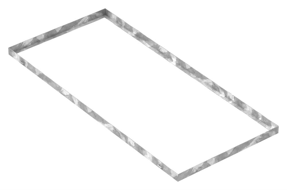 frame | dimensions: 500x1100x33 mm | for grate height 30 mm | made of S235JR (St37-2), strip galvanized