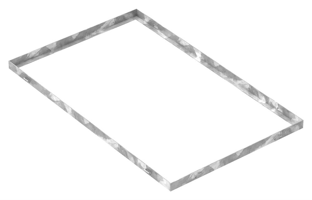 frame | dimensions: 500x800x28 mm | for grate height 25 mm | made of S235JR (St37-2), strip galvanized