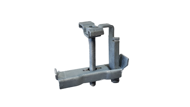 Grating clamp Hilit | Grating height 25mm to 40mm | MW: (30 mm / 30 mm) | S235JR / ST37 - hot-dip galvanized