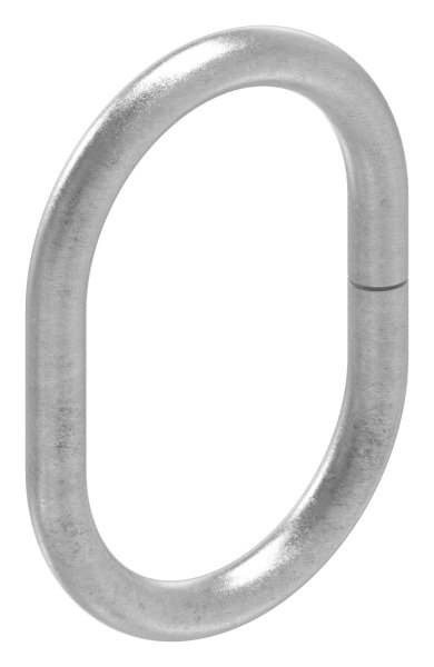 Ring | oval | material: 14 mm | outer Ø: 150x110 mm | steel S235JR, raw