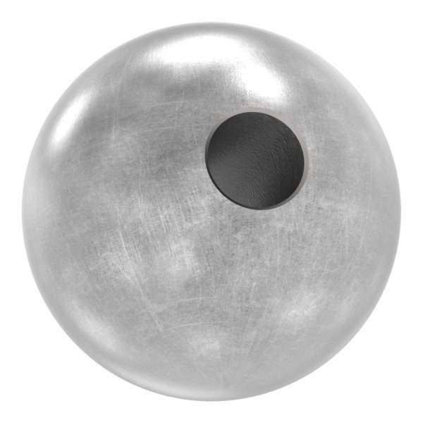 Annicer ball | Ø 19 mm head | Ø 5 mm hole | steel S235JR, raw