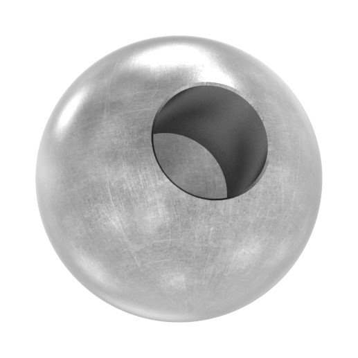 Ball Ø 25 mm | with blind hole 10.2 mm | steel S235JR, raw