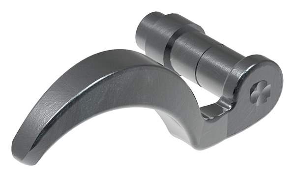 Lever handle | Alignment: left | Dimensions: 122x65x70 mm | Steel S235JR
