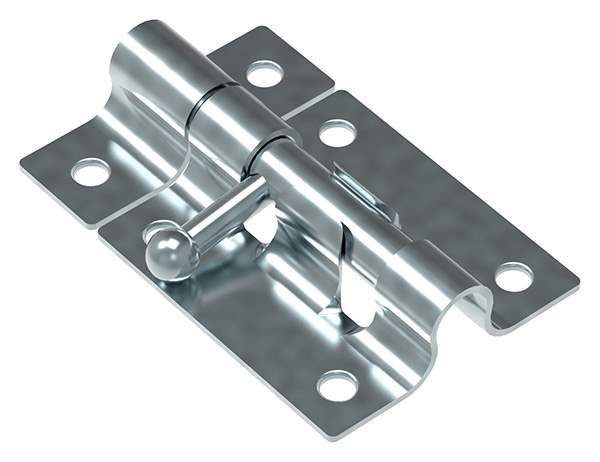 Gate bolt | length: 60 mm | galvanized | to screw on