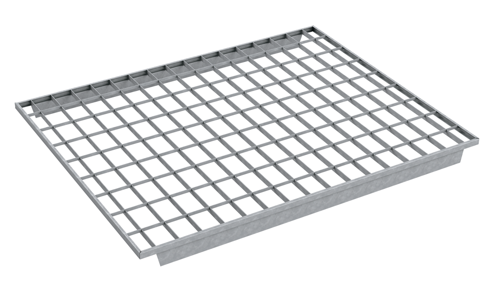 Shelf module | Dimensions: 880x1000x20 mm | Load: 200 kg | S235JR, hot-dip galvanised in full bath