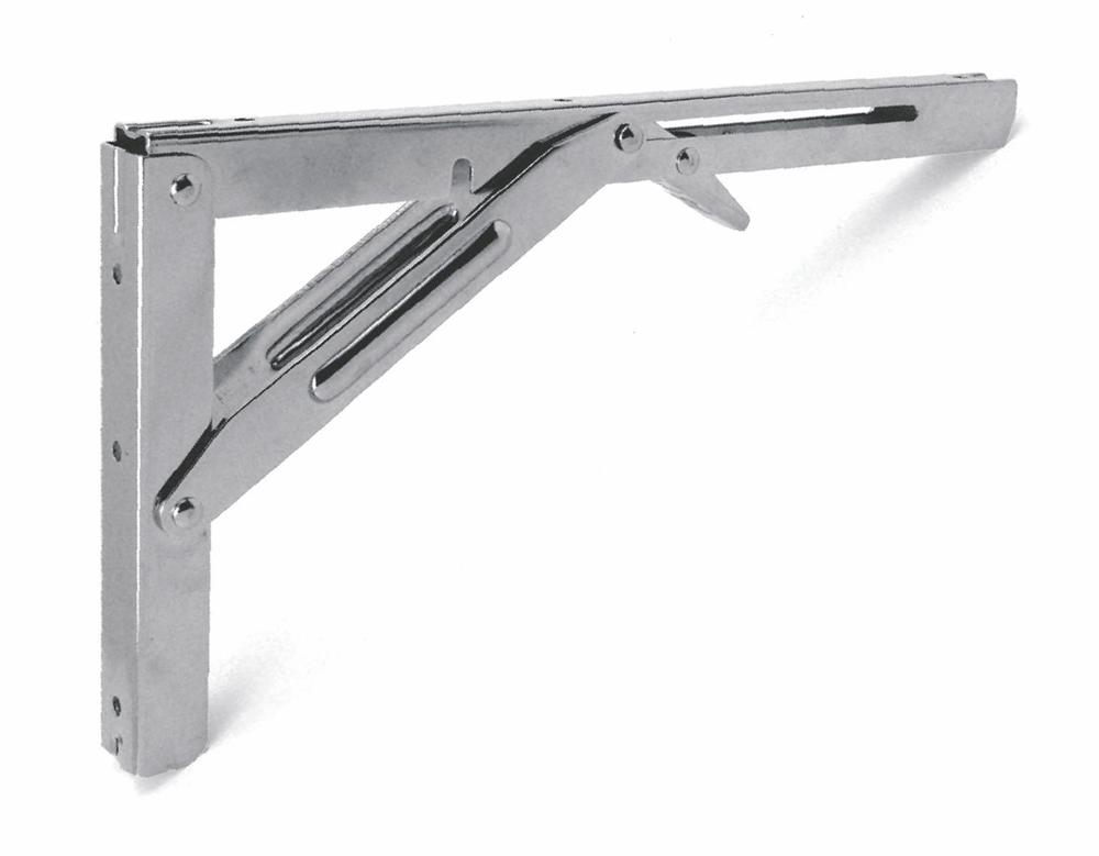 Table top holder | foldable | length: 305 mm | V2A