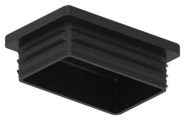 Plastic cap for rectangular tube 60x40mm