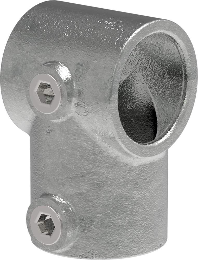 Pipe connector | T-piece short | 101 | 21.3 mm - 60.3 mm | 1/2 - 2 | Malleable cast iron and electrogalvanized