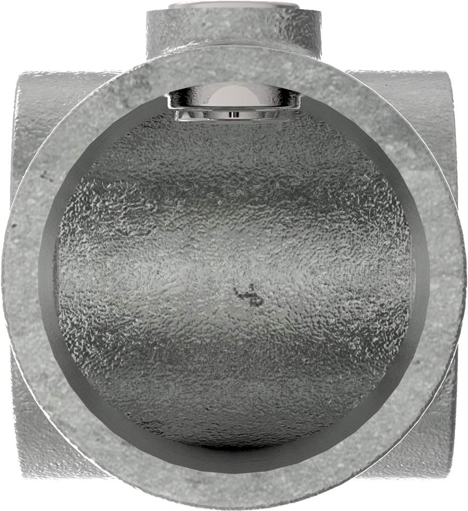 Pipe connector | T-piece short | 101 | 21.3 mm - 60.3 mm | 1/2 - 2 | Malleable cast iron and electrogalvanized