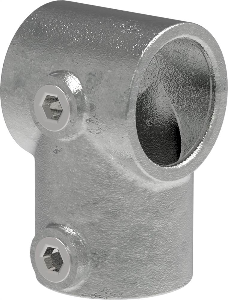 Pipe connector | T-piece short | 101A27 | 26,9 mm | 3/4 | Malleable cast iron and electrogalvanized