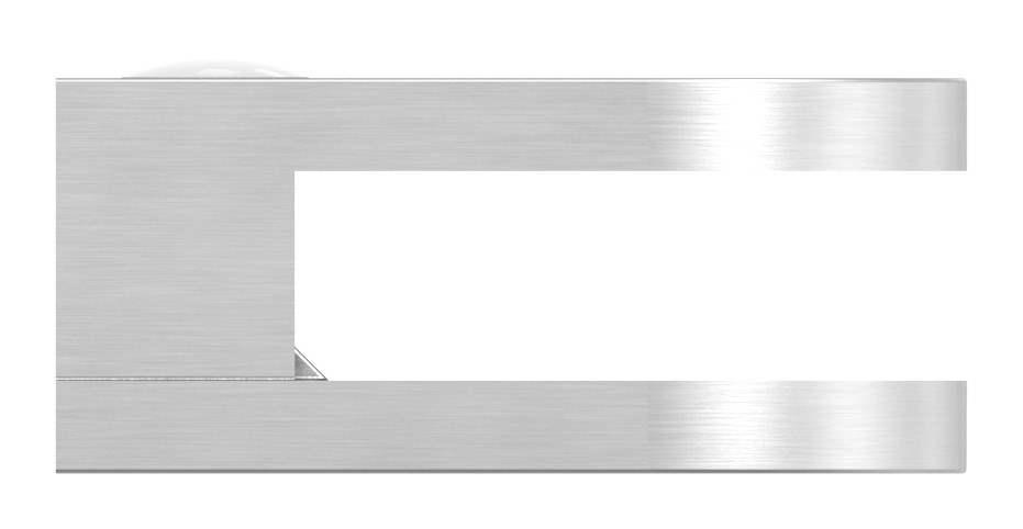 Glass clamp | Dimensions: 40x28x17.4 mm | Connection flat up to Ø 42.4 mm
