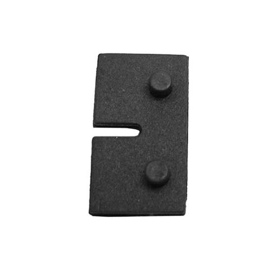1 pair of rubbers for glass clamp 45x45x27 mm for 10,76 glass VSG
