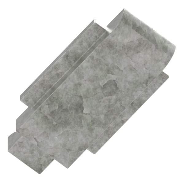 1 safety base to glass clamp 52x52x32.5 mm zinc