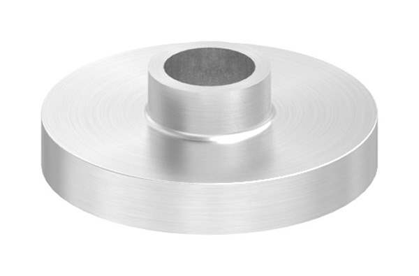 Glass point holder bottom part | Ø 30 | height: 5-50 mm | V2A