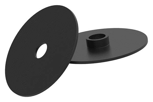 1 pair of rubbers | for glass point holder Ø 72 mm