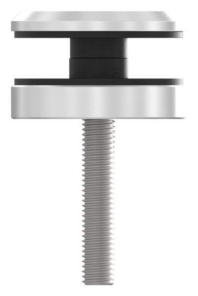 Glass point holder 50 mm (flat) with screw V2A