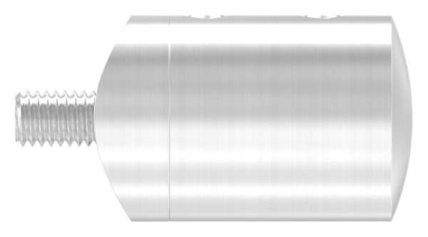 Cross bar holder Ø 22 mm with blind hole 12.2 mm (left) | for Ø 33.7 mm