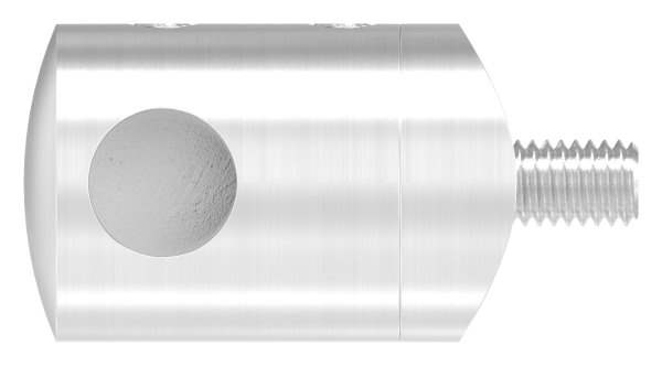 Cross bar holder with blind hole 10.2 mm (left) | for Ø 33.7mm