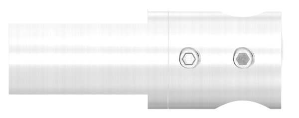 Cross bar holder | Long | with hole 12.2 mm | between 2 flat bars