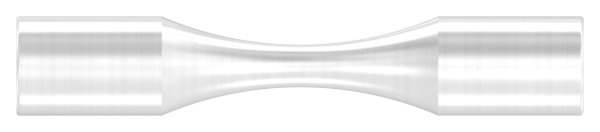 Round bar connector | for bending | for tube-Ø: 12 mm | V2A