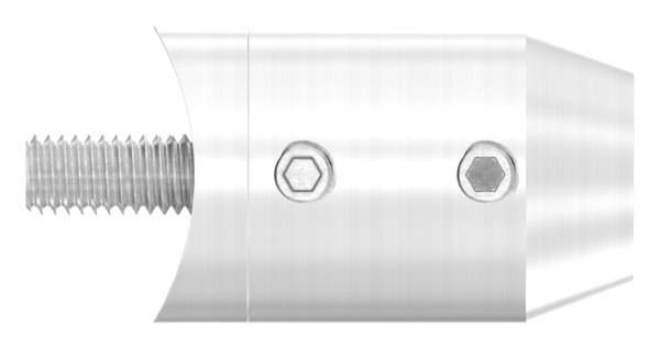 Cross bar holder face mounting | blind hole 12.2mm | for Ø 42.4 mm