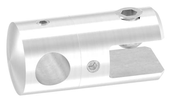 Cross bar plate holder Ø 25 mm with hole 12.2 mm