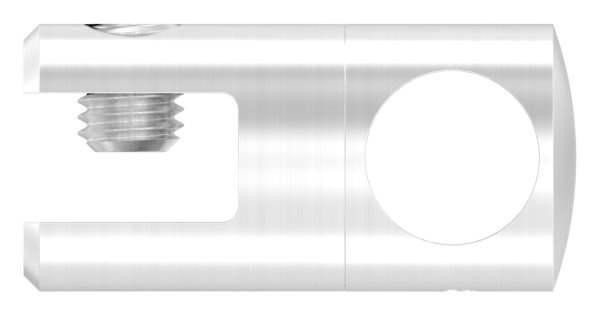 Cross bar plate holder Ø 25 mm with hole 16.2 mm