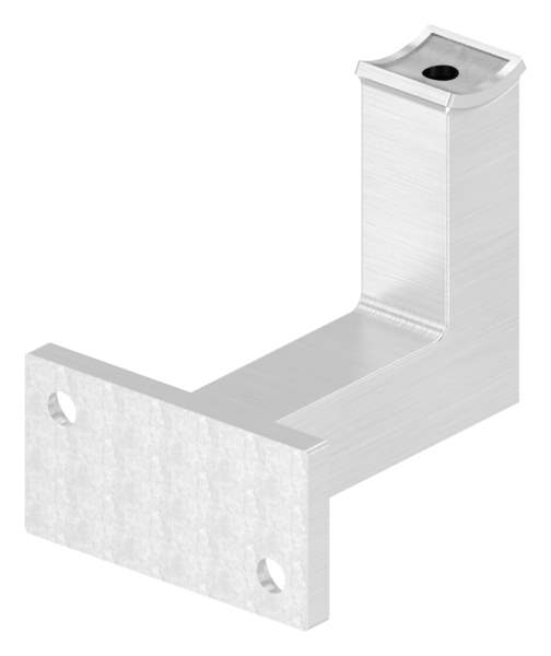 Handrail bracket for welding/screwing on for Ø 42.4 mm V2A
