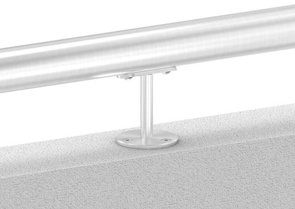 Handrail support straight for Ø 42.4 mm V2A