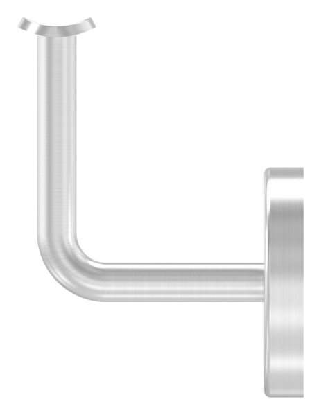 Handrail bracket with retaining plate for Ø 42.4 mm V2A
